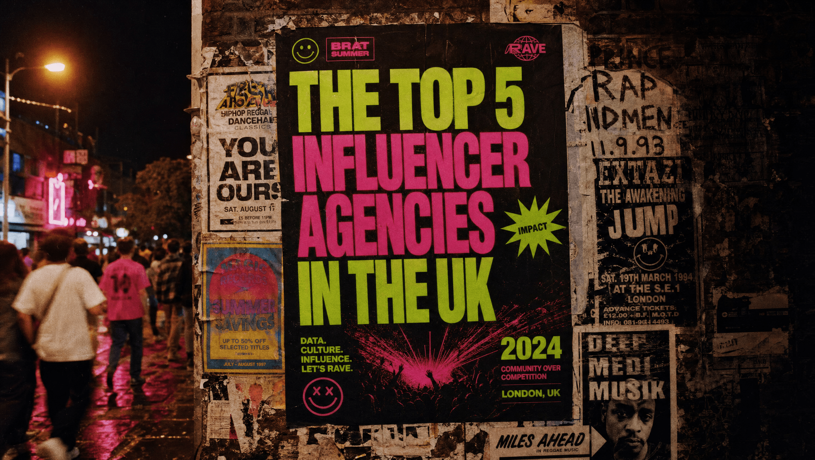 The top 5 influencer marketing agencies in the UK — Shoreditch gig poster