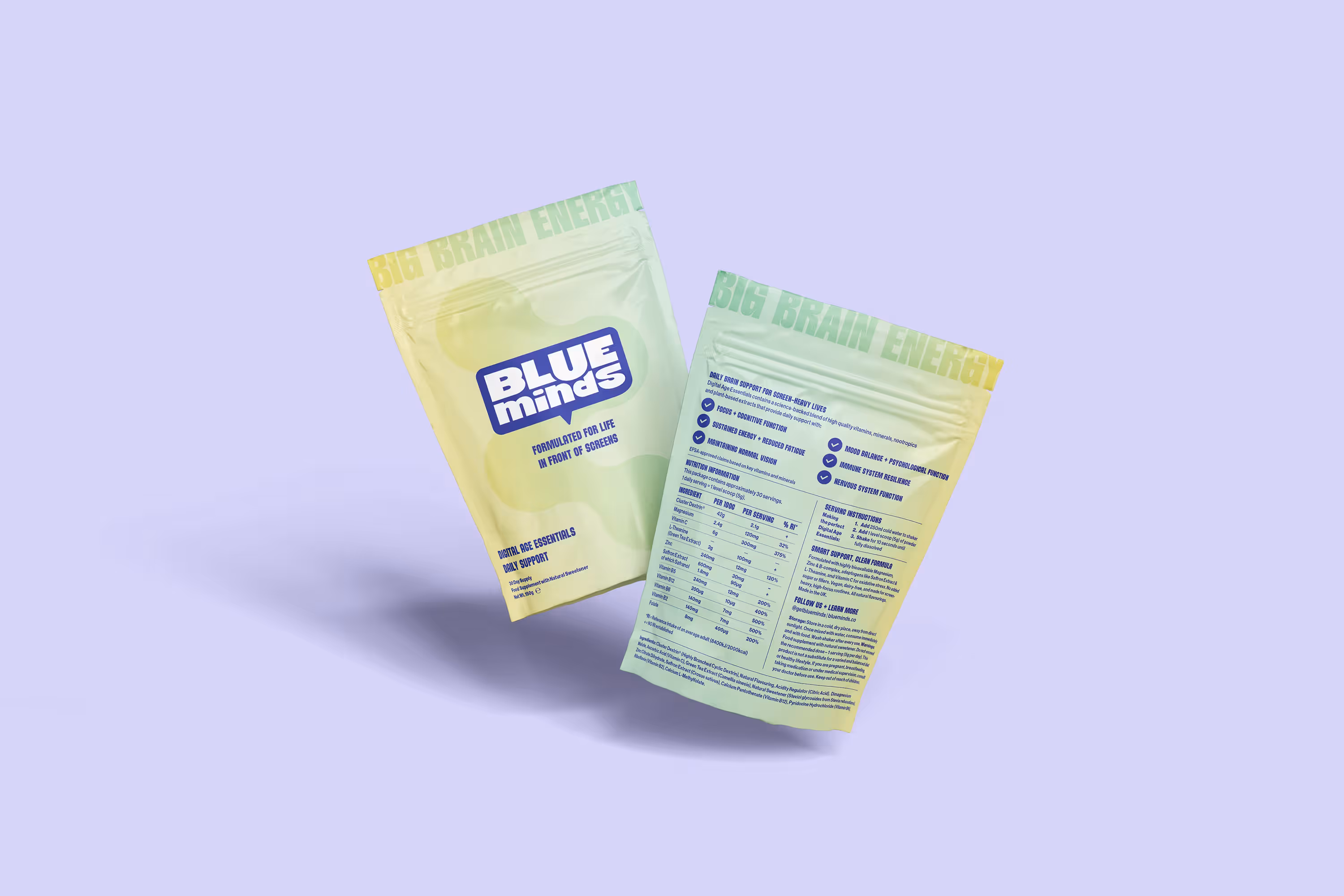 Blue Minds: Branding a Gen Z Wellness & Supplement Startup for the Digital Age — hero
